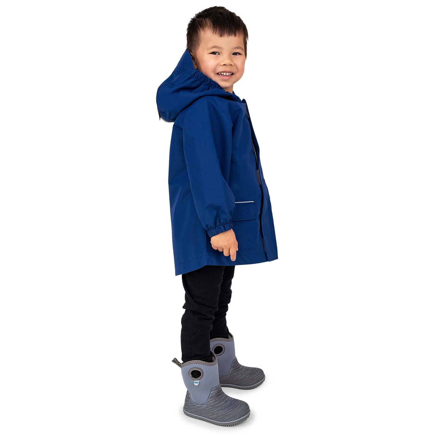 Jan & Jul - Puddle-Dry Rain Jacket - Nebula Blue
