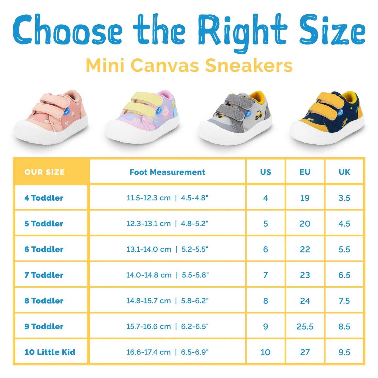 Jan & Jul - Toddler Mini Canvas Sneakers - Macarons