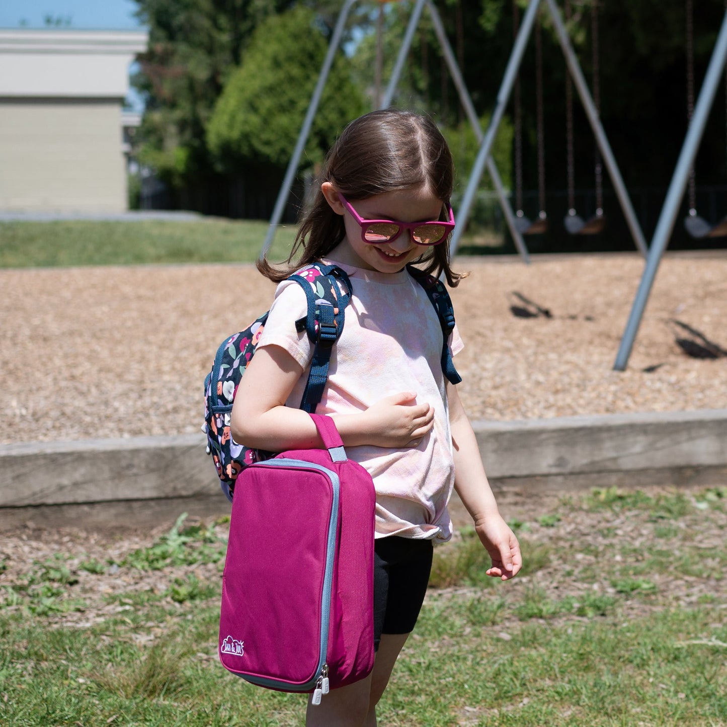 Jan & Jul - Kids Lunch Bag - Wildberry