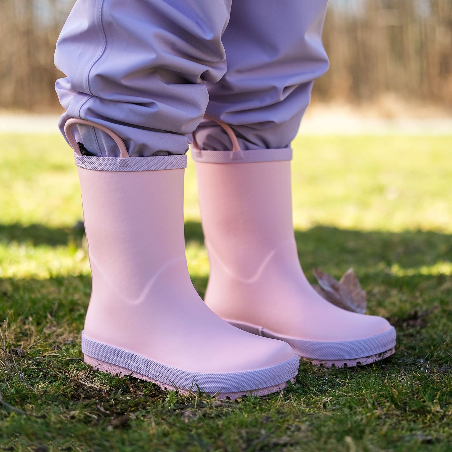 Jan & Jul - Kids Rubber Rain Boots - Pink