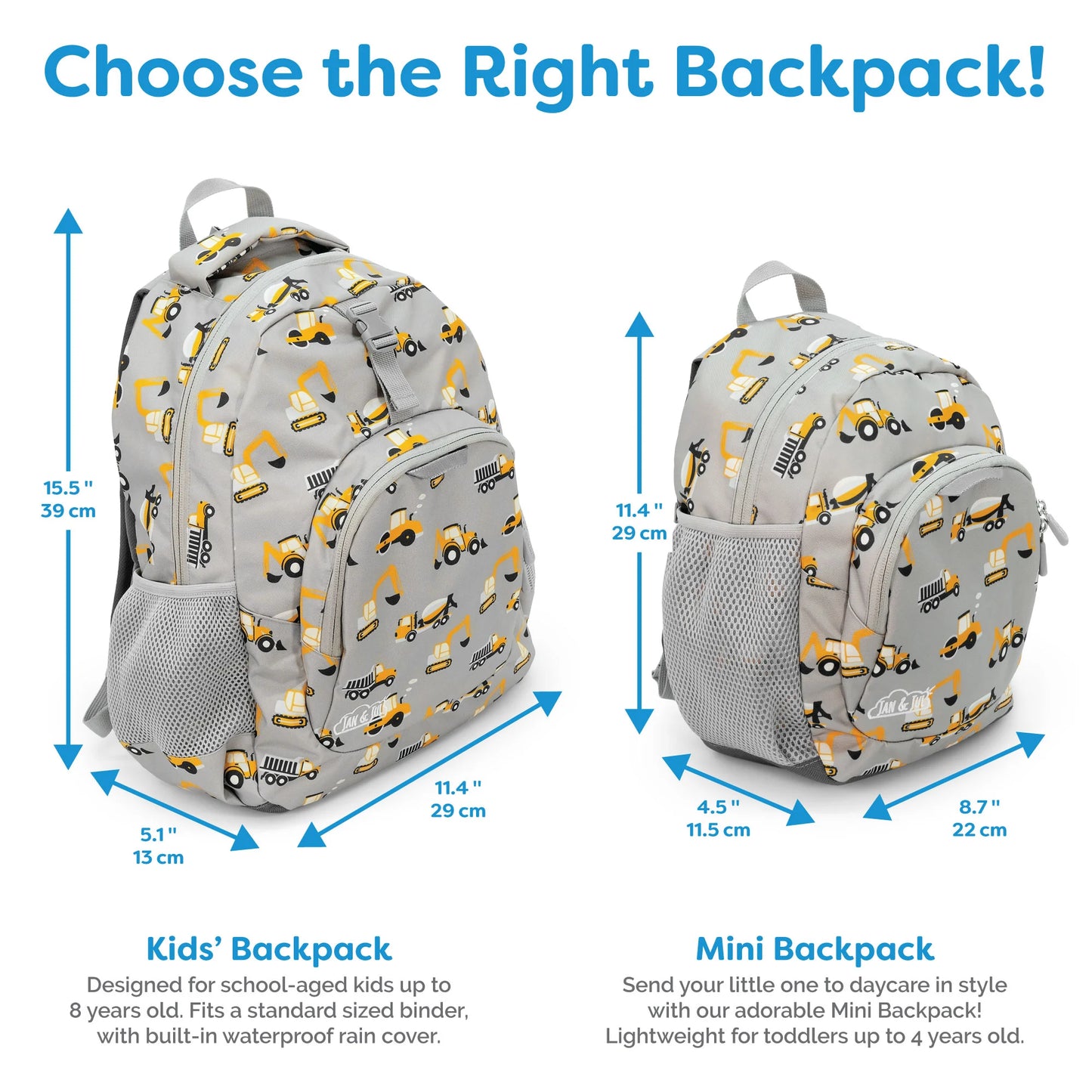 Jan & Jul - Kids Little Xplorers Mini Backpack