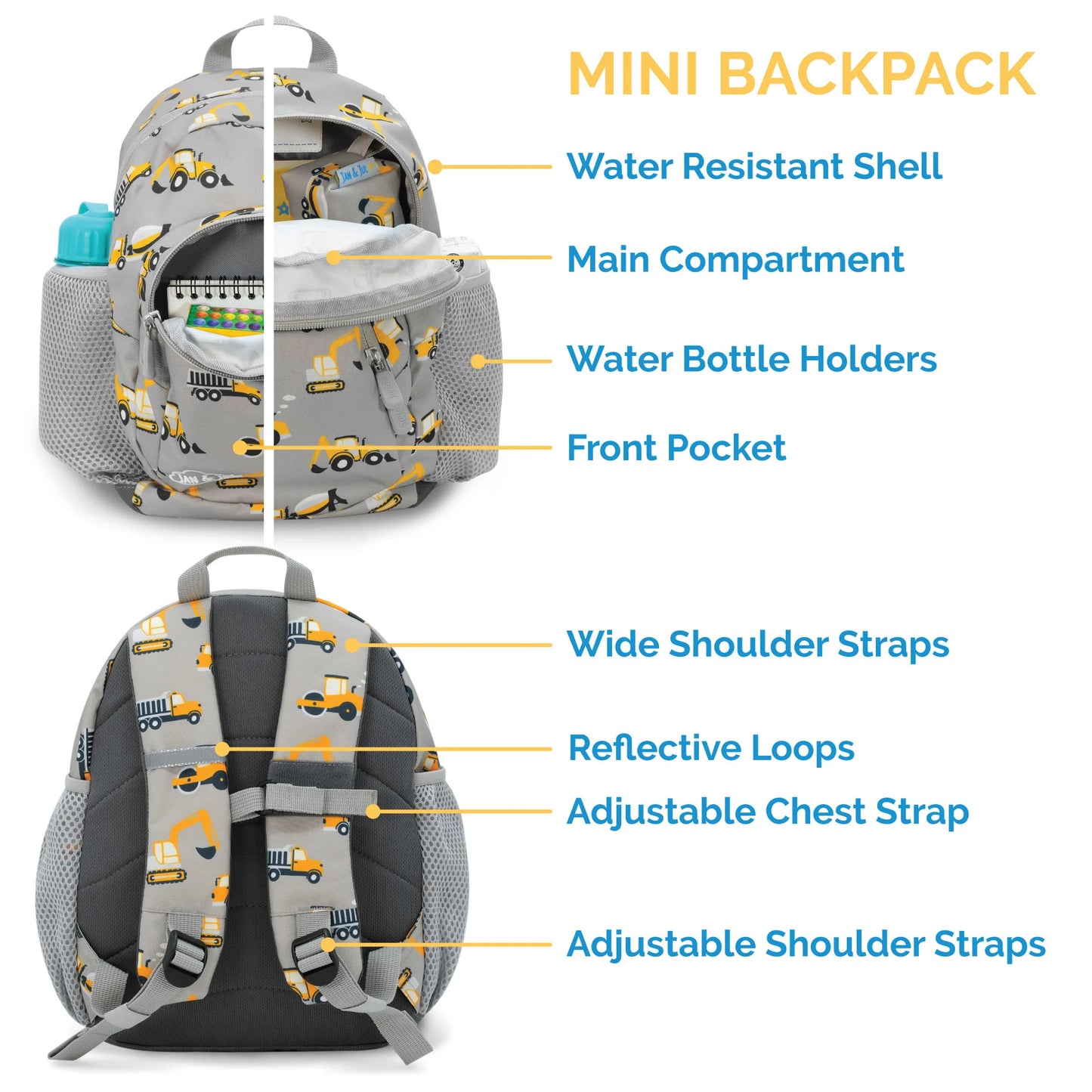 Jan & Jul - Kids Little Xplorers Mini Backpack
