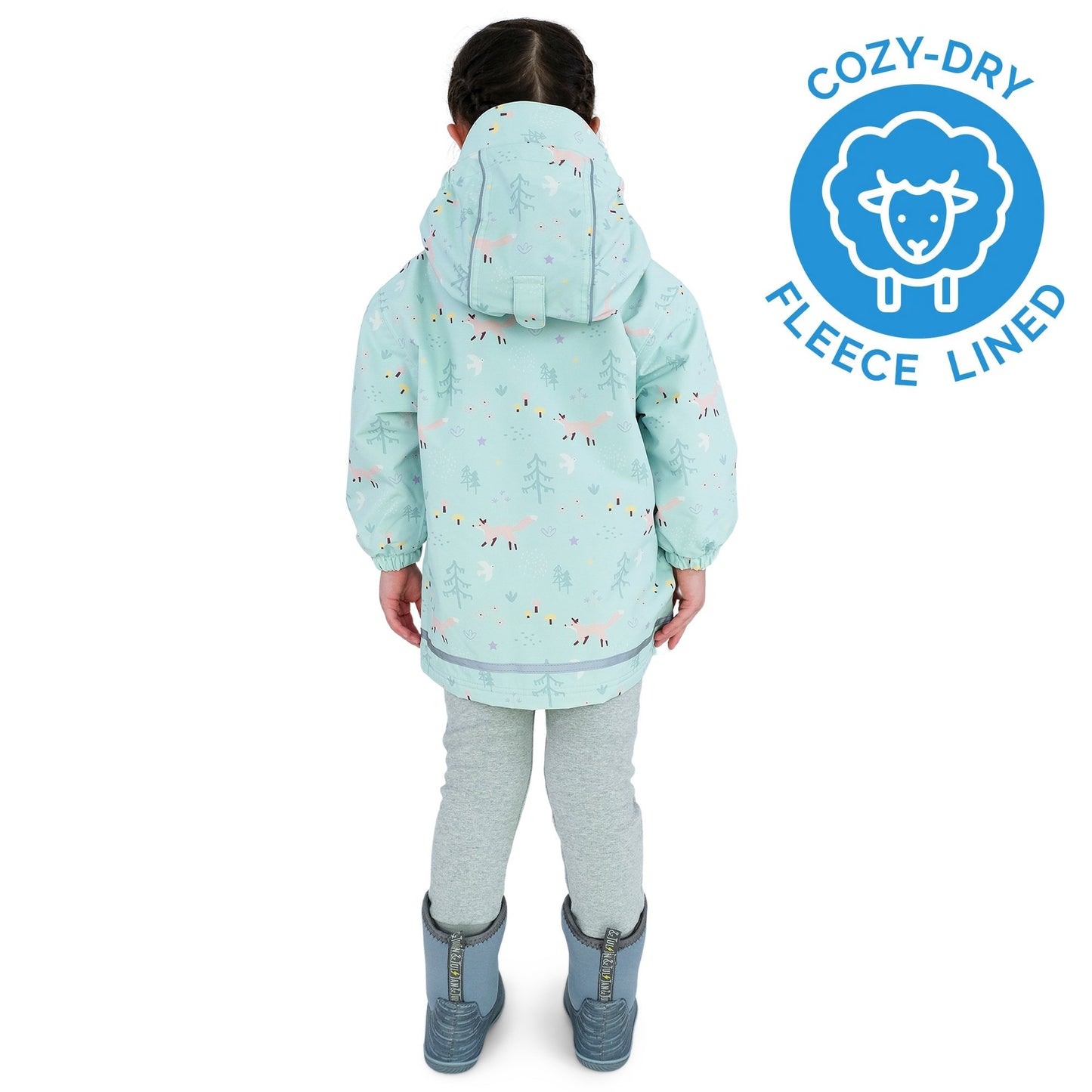 Jan & Jul -  Cozy Dry Lined Waterproof Rain Jacket