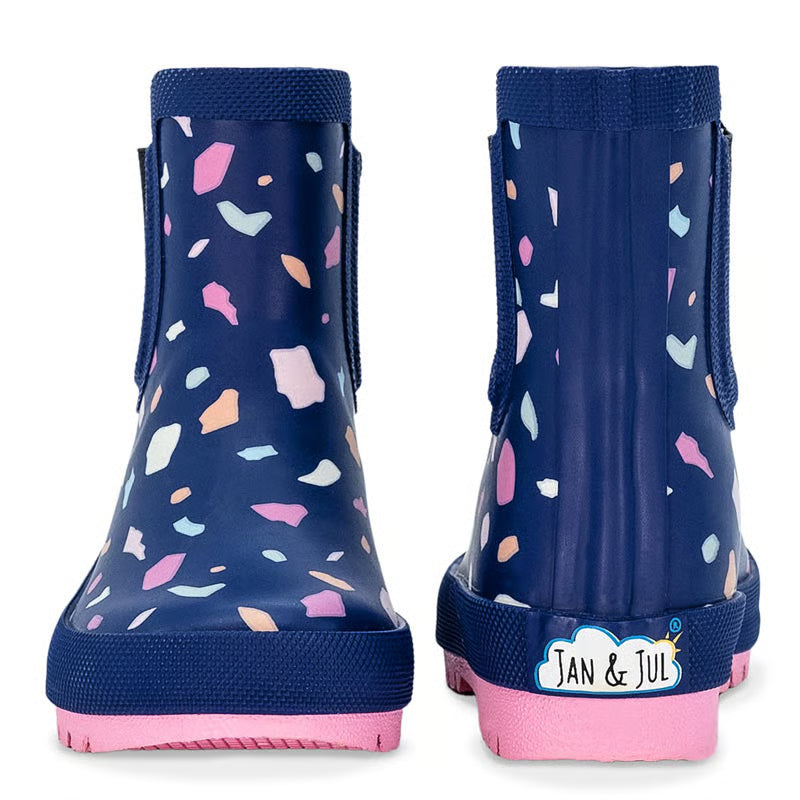 Jan & Jul - Kids Rubber Rain Boots | Terrazzo