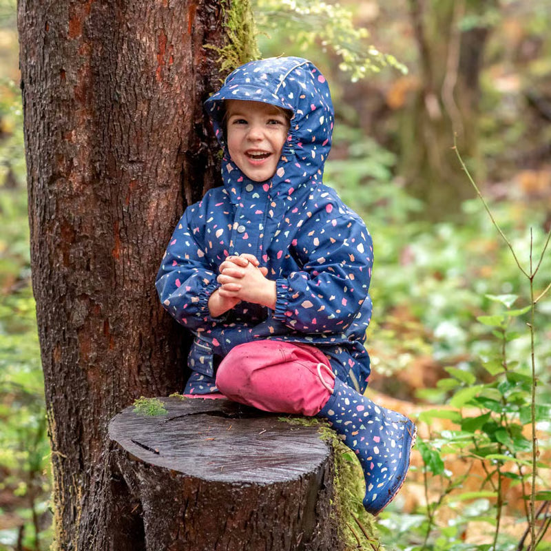 Jan & Jul - Kids Rubber Rain Boots | Terrazzo