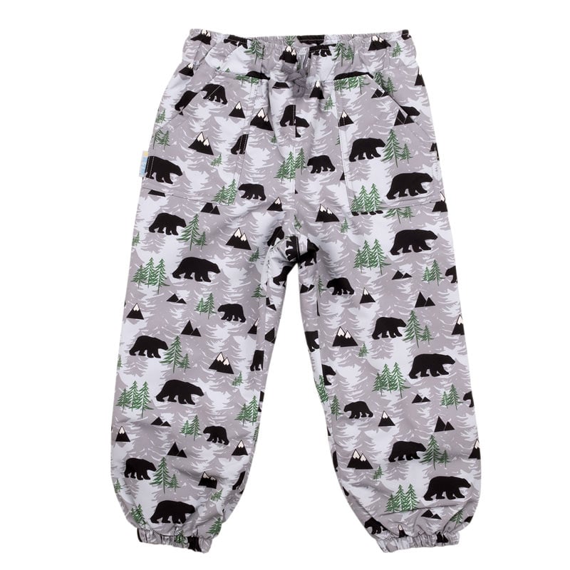 Jan & Jul - Kids Single Layer Rain Pants - Bear