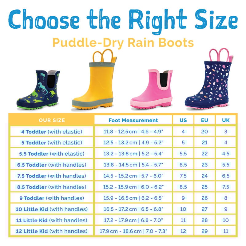 Jan & Jul- Kids Rubber Rain Boots | Pink Rainbow