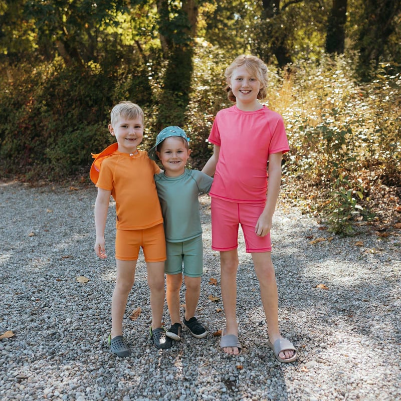 Jan & Jul - Kids UV Swim Trunks