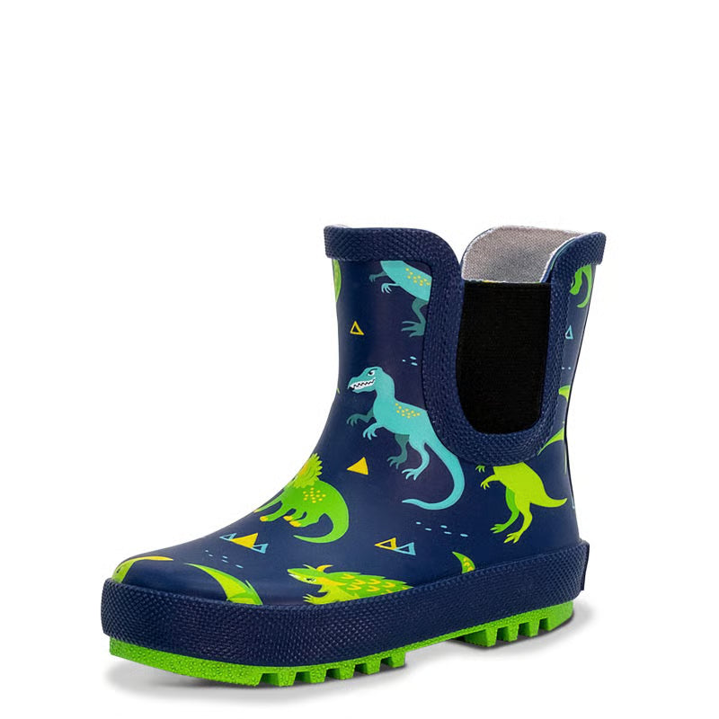 Jan & Jul - Kids Rubber Rain Boots - Dinoland