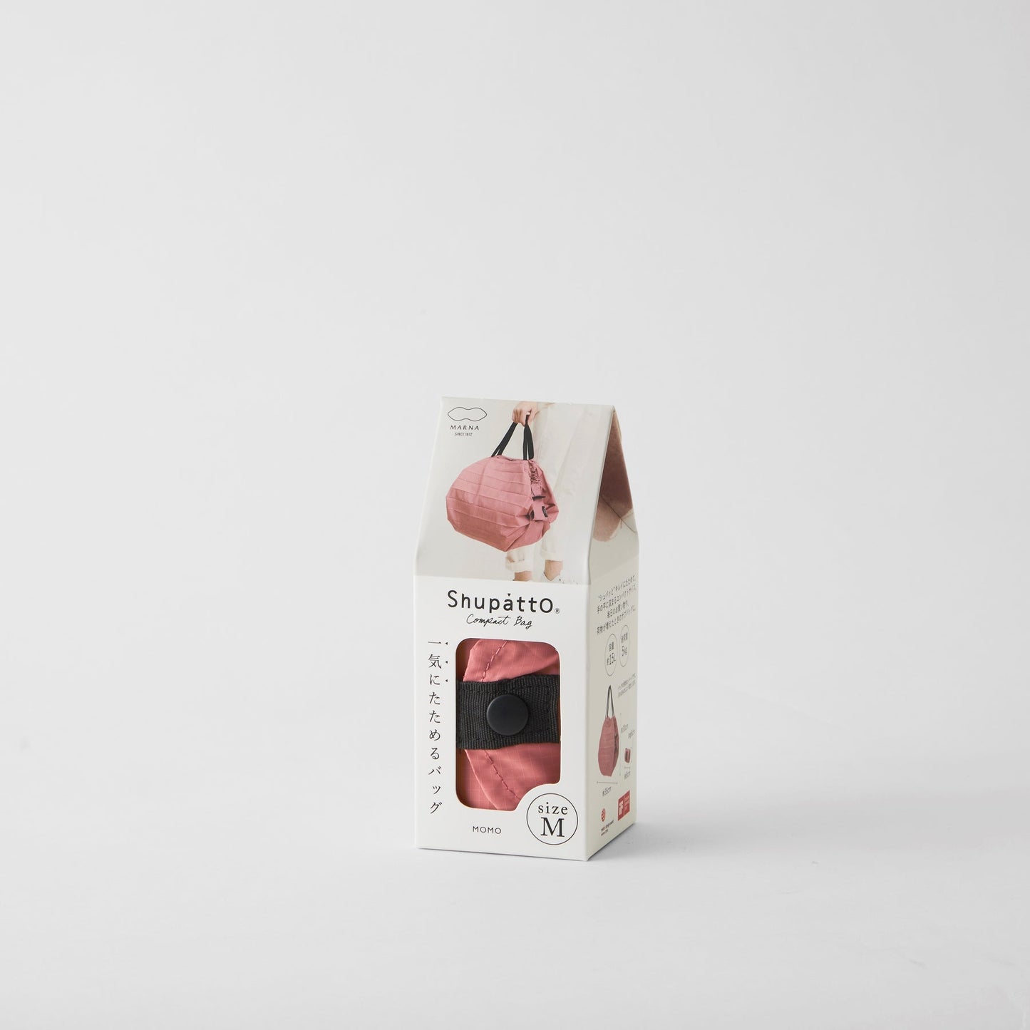 Shupatto Bag - One-Pull Foldable Bag - Momo (Medium)